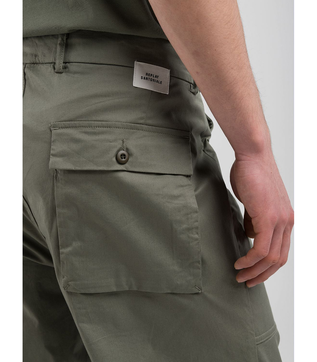 リラックスフィット コットンツイルカーゴパンツ 詳細画像 ミリタリー 6